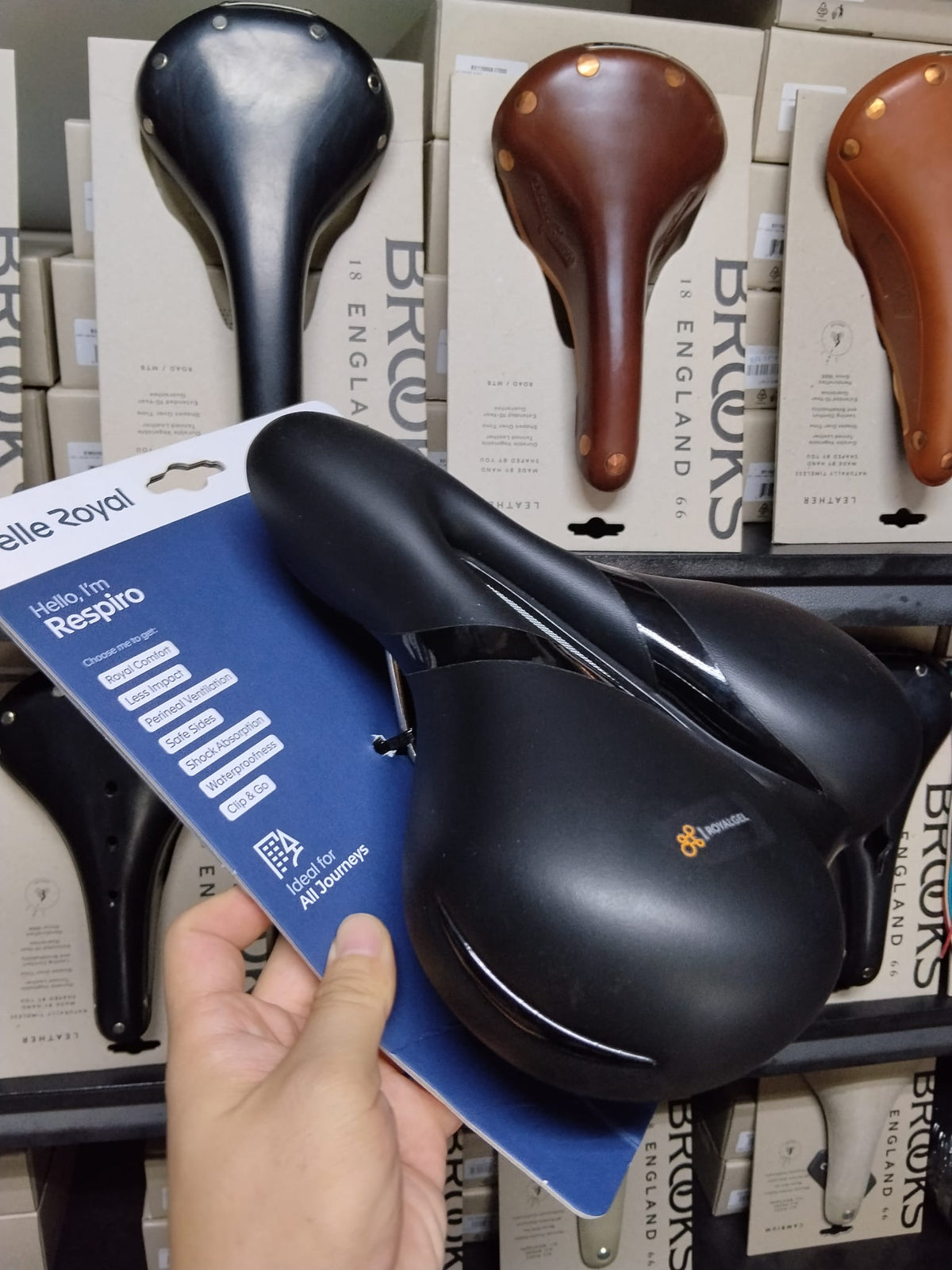 Selle Royal Respiro Moderate Stracciatella Saddle